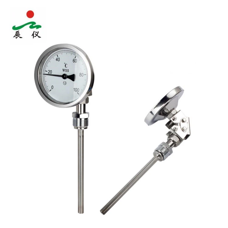 Justerbar vinkel bimetal termometer